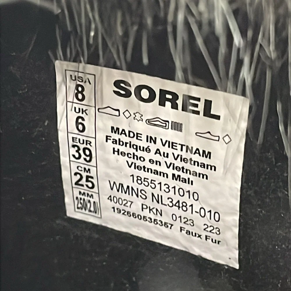 Sorel Joan of Arctic Black Tall Winter Boots